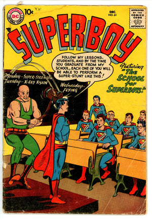 Superboy Vol 1 61 Cover Detached