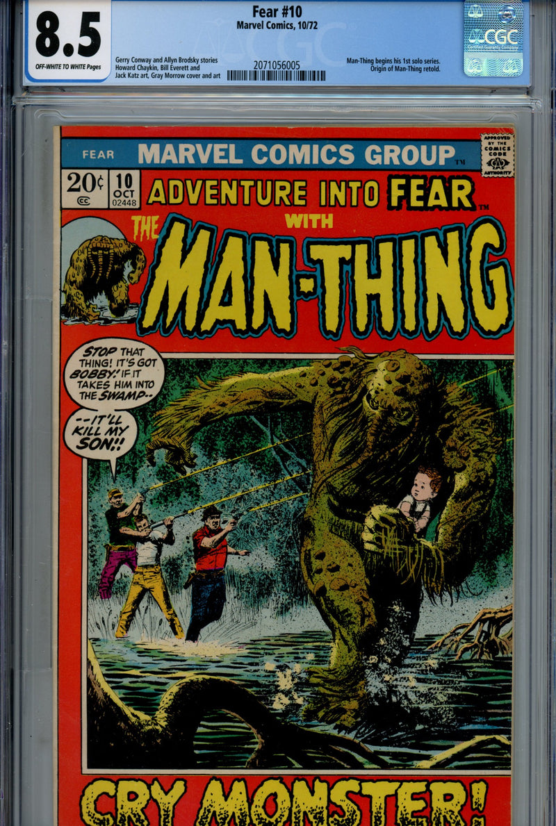 Fear 10 CGC 8.5 (1972)