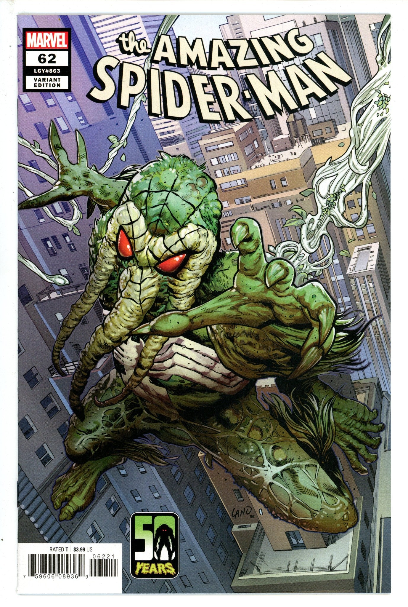 Amazing Spider-Man Vol 5 62 Land Man-Thing Variant (2021)
