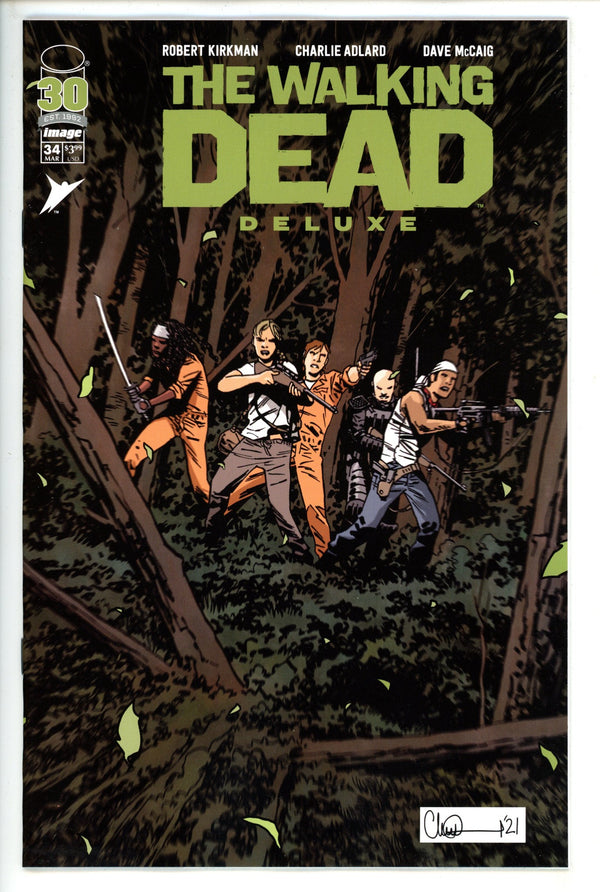 Walking Dead Deluxe 34 Adlard Variant (2022)