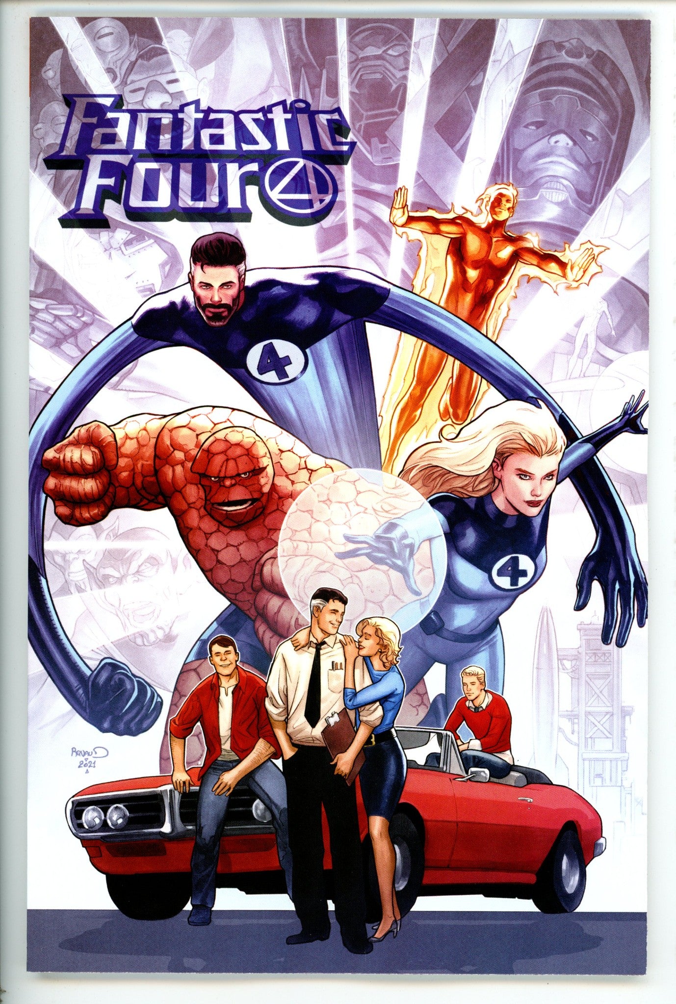 Fantastic Four Vol 6 35 Renaud Variant NM