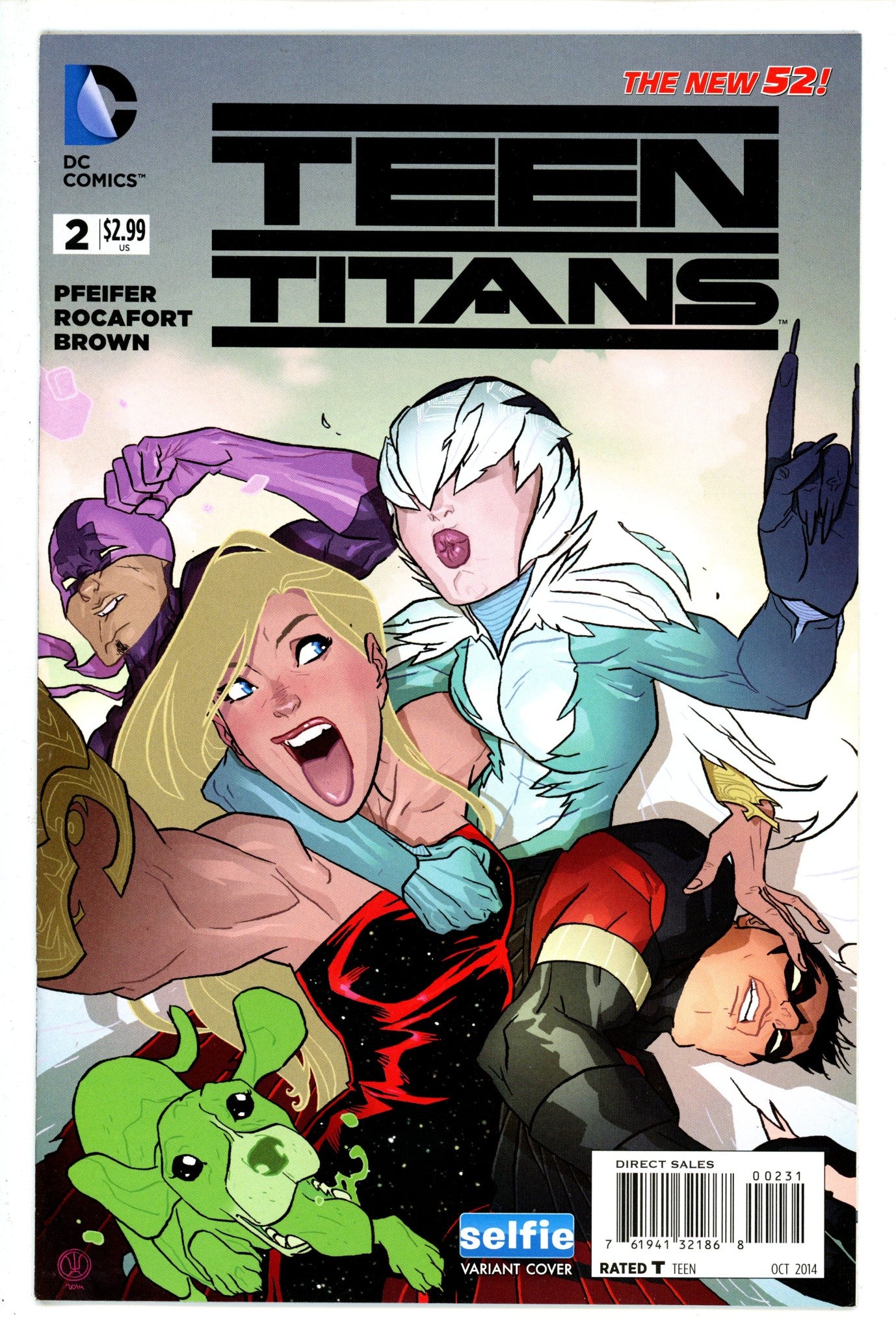 Teen Titans Vol 5 2 Caldwell Selfie Variant (2014)