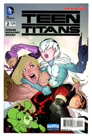 Teen Titans Vol 5 2 Caldwell Selfie Variant (2014)
