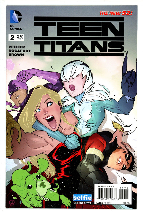 Teen Titans Vol 5 2 Caldwell Selfie Variant (2014)