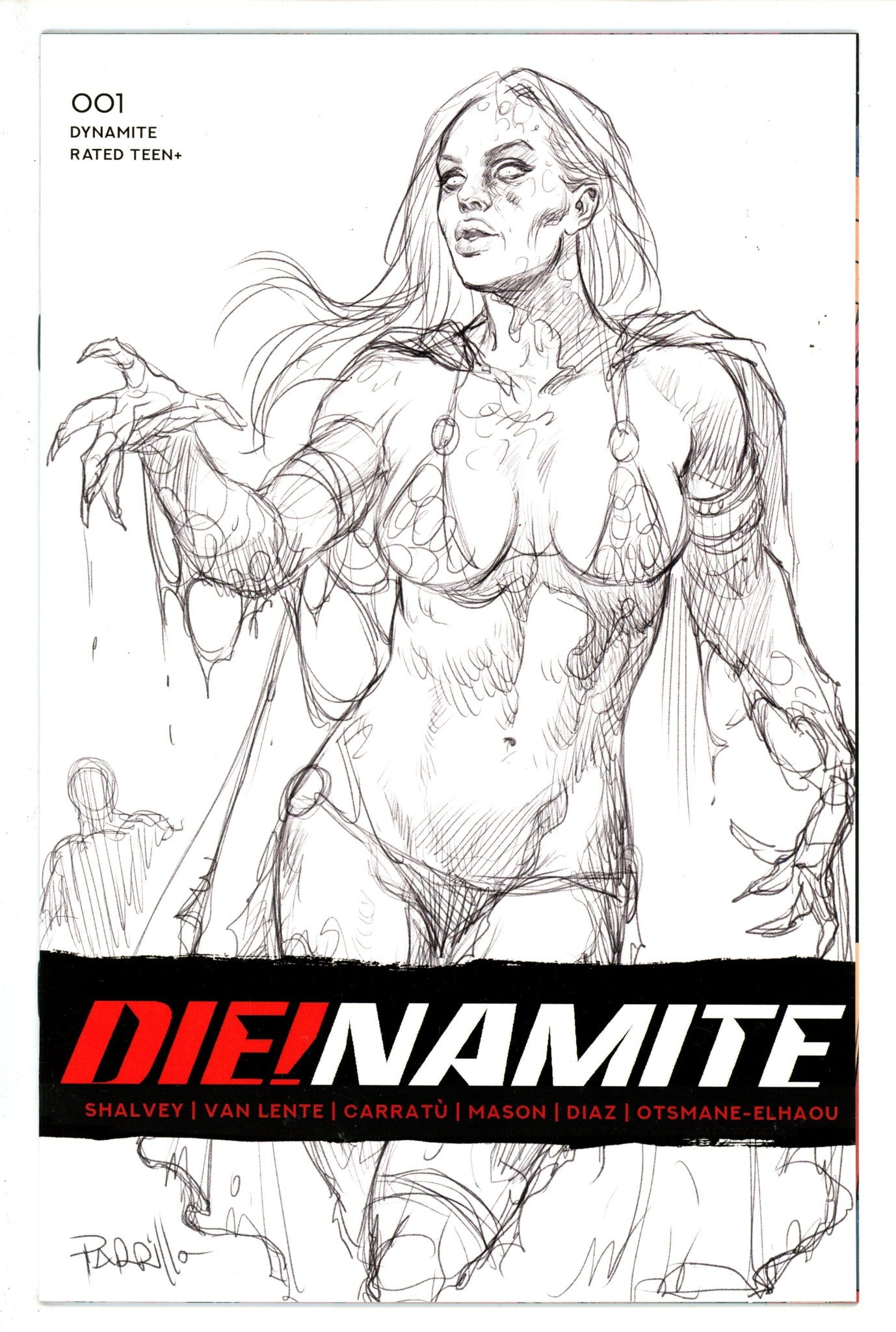 Die!Namite 1 Parrillo B&W Variant