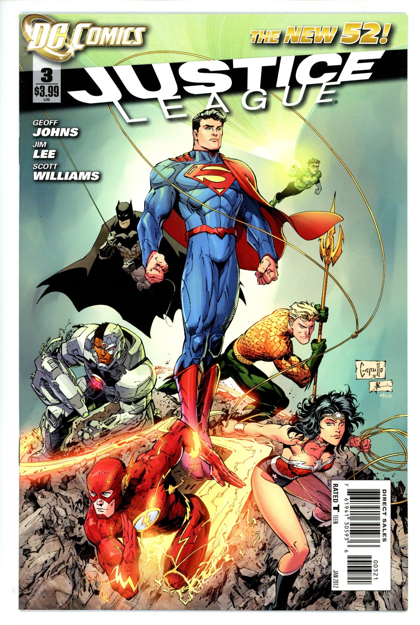 Justice League Vol 1 3 Capullo Variant