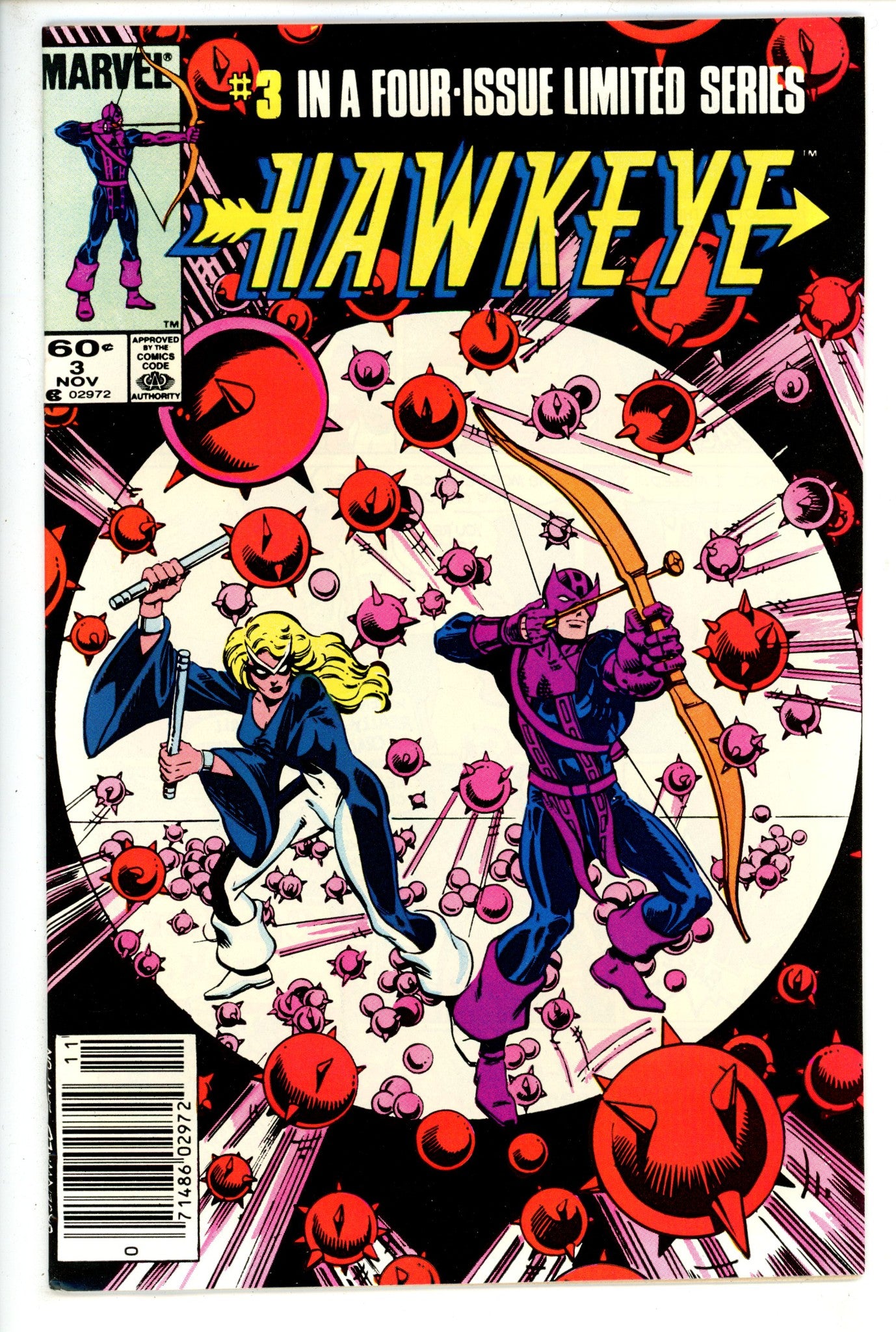 Hawkeye Vol 1 3 Newsstand F/VF
