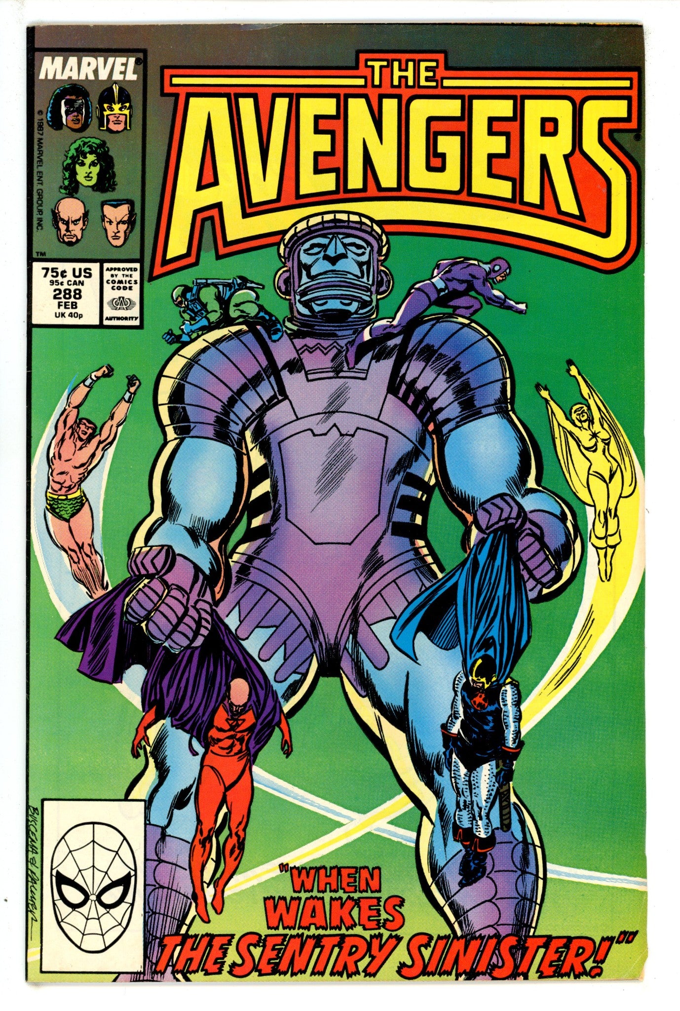 The Avengers Vol 1 288 (1987)
