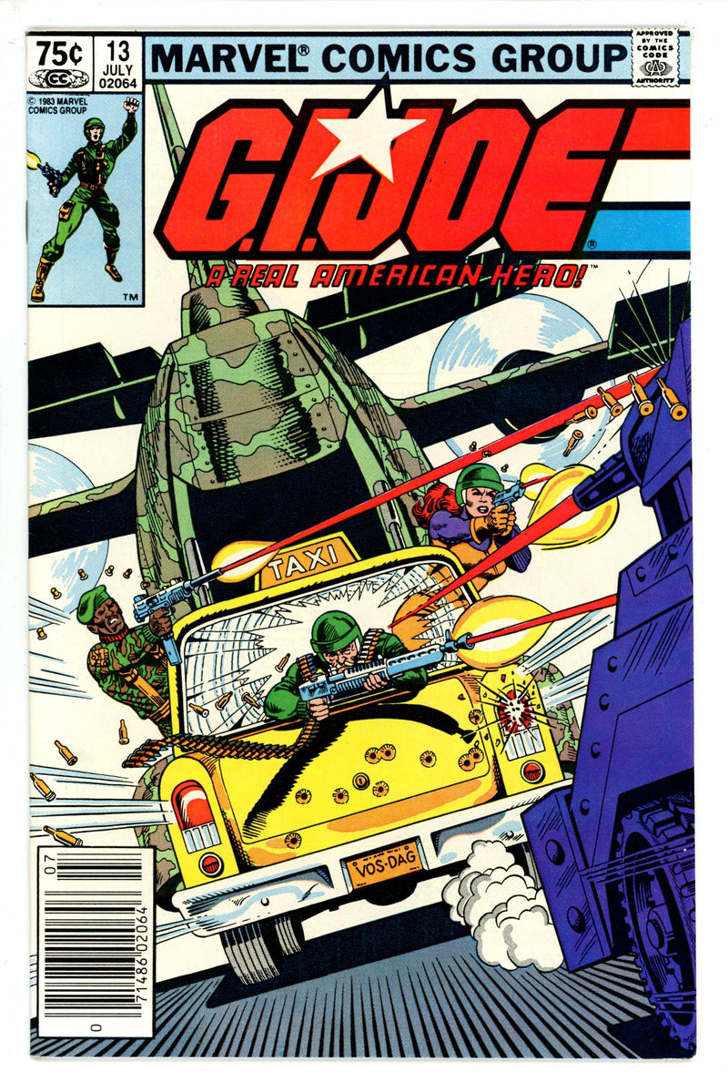 G.I. Joe, A Real American Hero 13 Canadian Variant VF (1983)