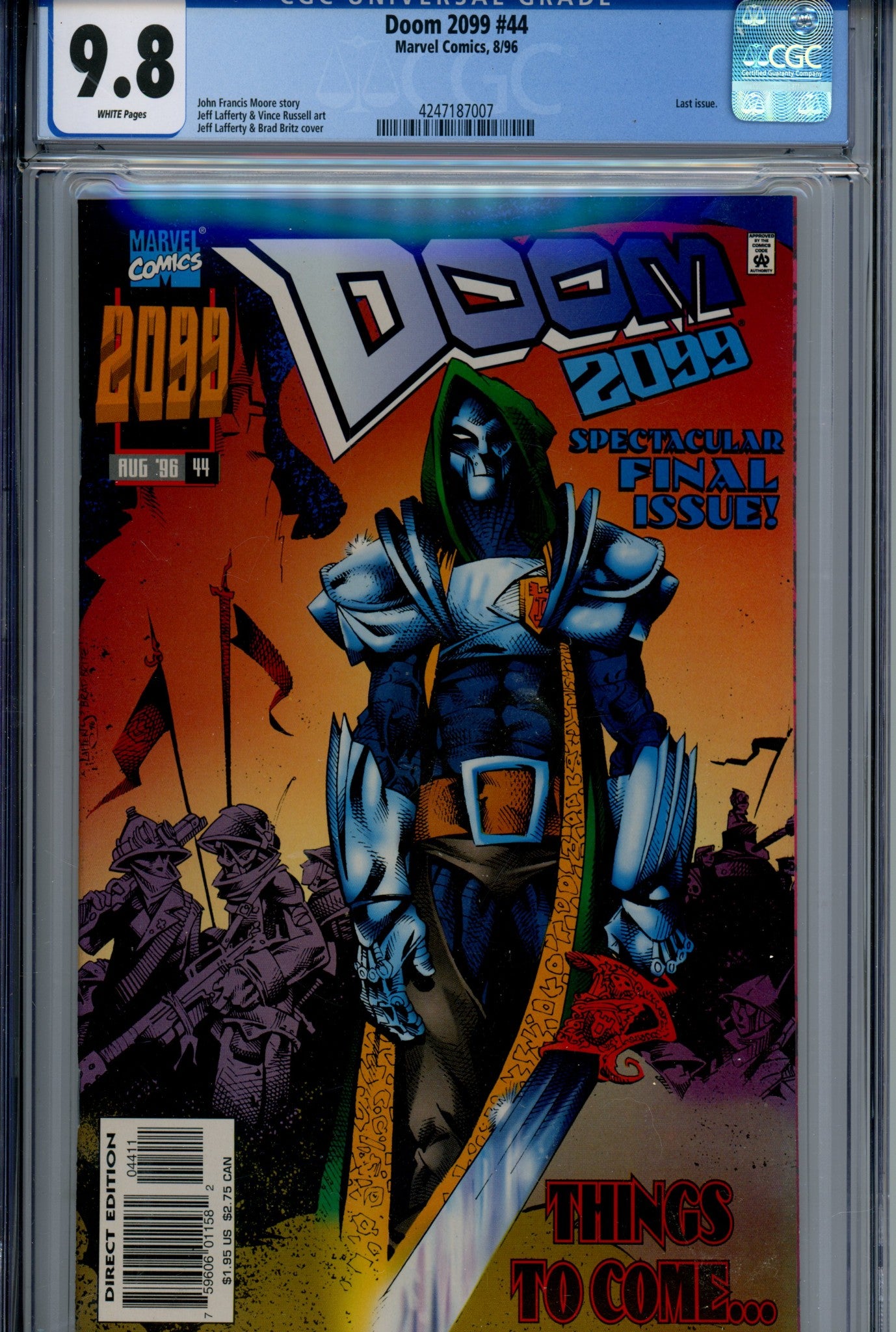 Doom 2099 44 CGC 9.8 (1996)