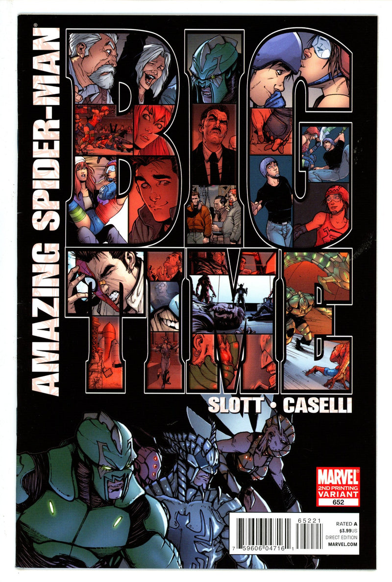 The Amazing Spider-Man Vol 2 652 2nd Print VF+
