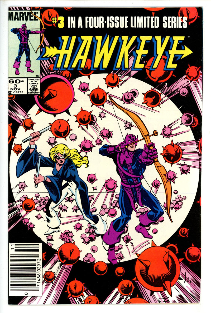 Hawkeye Vol 1 3 Newsstand VF-
