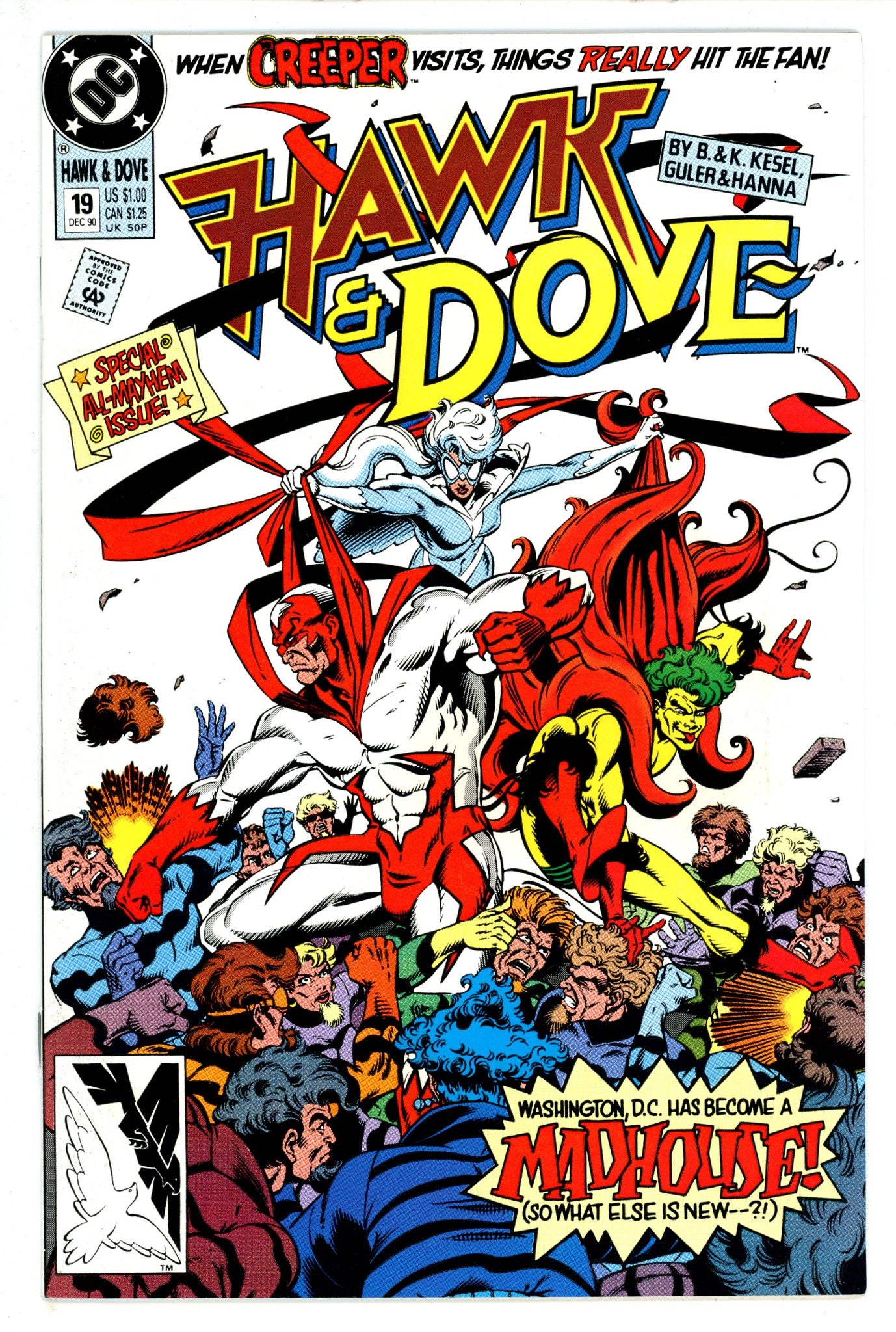 Hawk and Dove Vol 3 19 (1990)