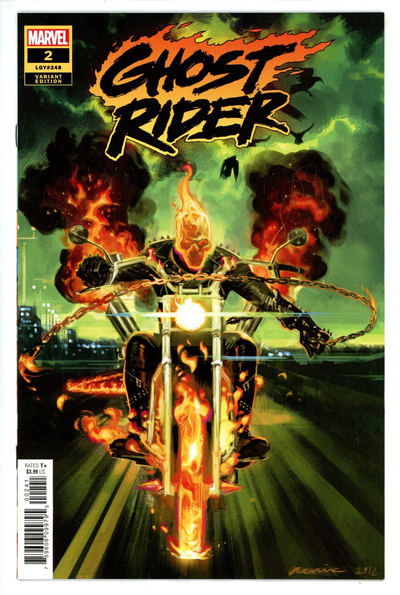 Ghost Rider Vol 9 2 Acuna Variant NM-