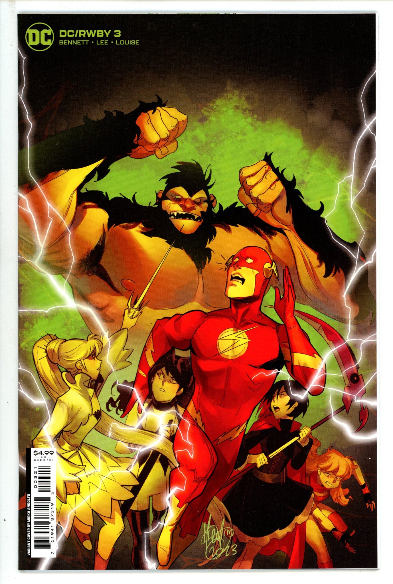 DC Rwby 3 Andolfo Variant (2023)