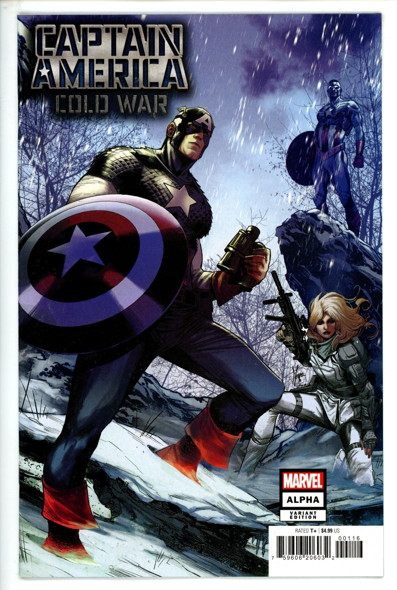 Captain America Cold War Alpha 1 Checchetto Incentive Variant NM (2023)