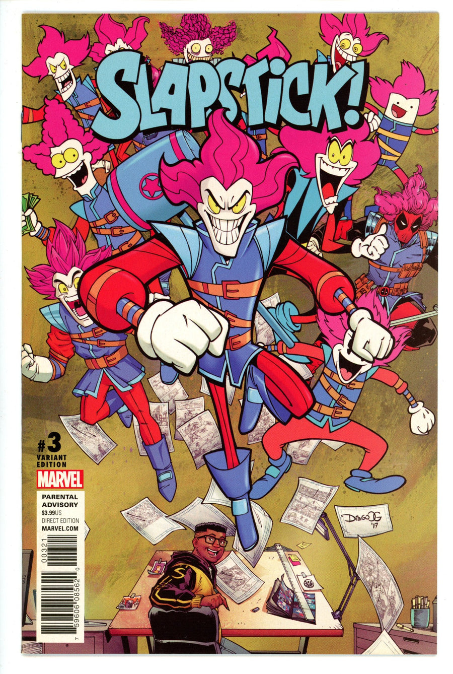 Slapstick 3 Diego Variant NM-