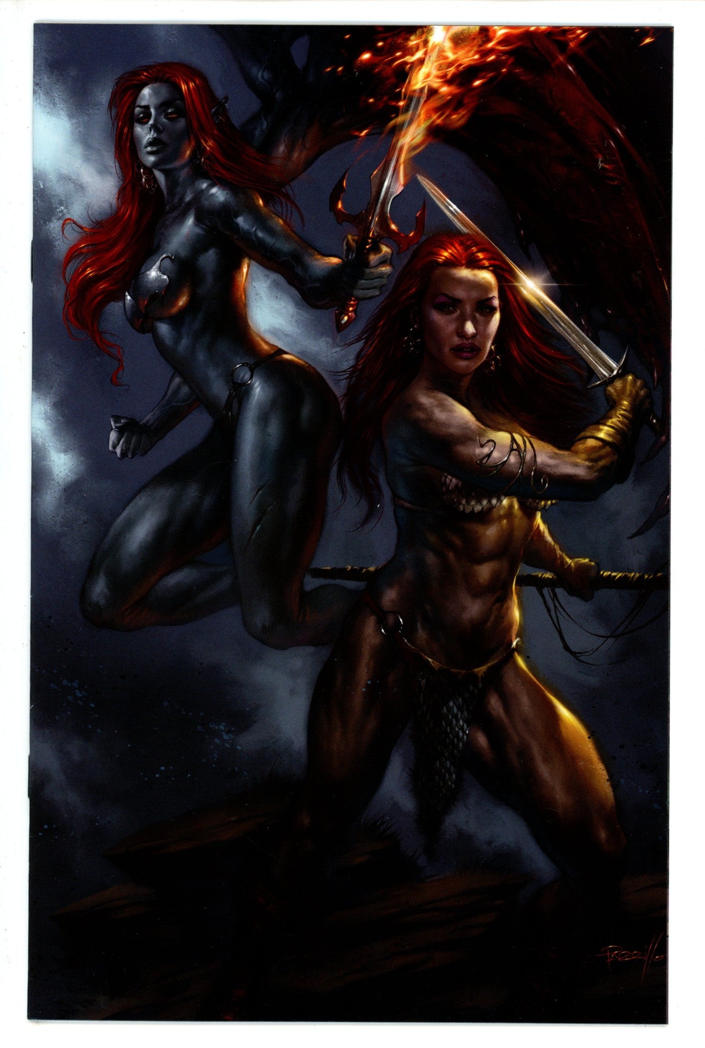 Red Sonja / Hell Sonja 1 Parrillo Virgin Variant VF/NM (2022)