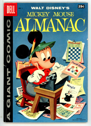 Walt Disney's Mickey Mouse Almanac 1 FN- (1957)