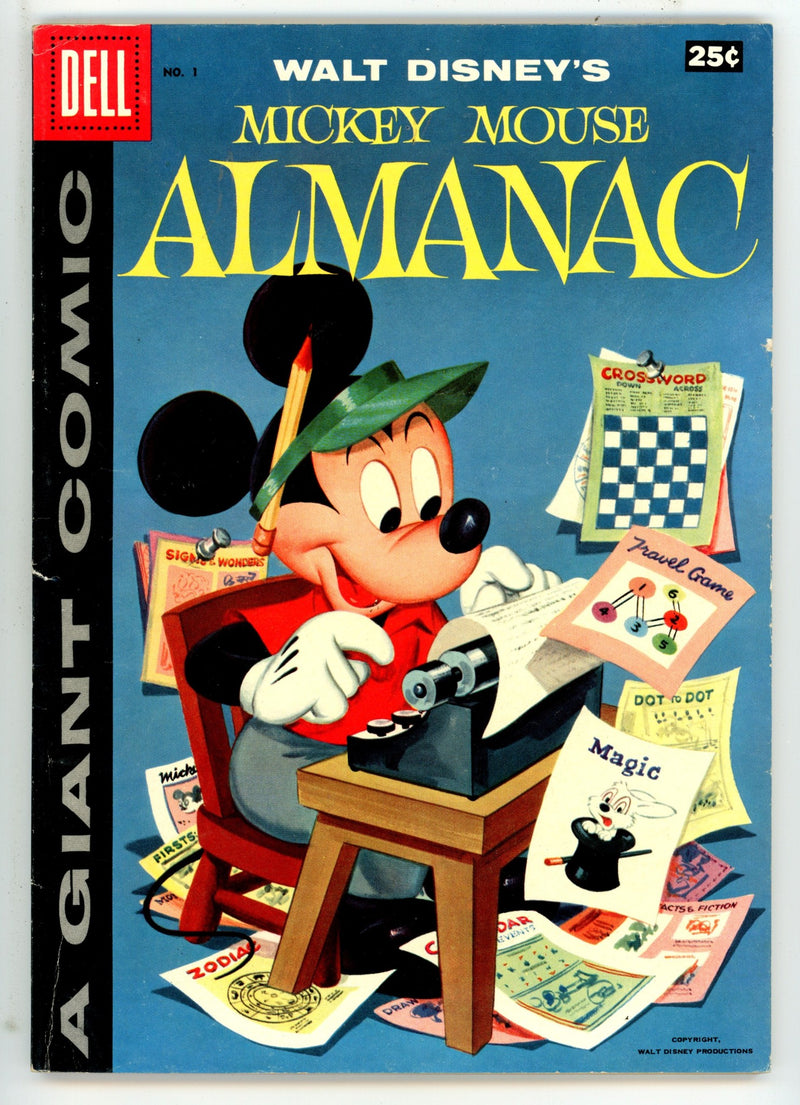Walt Disney's Mickey Mouse Almanac 1 FN- (1957)