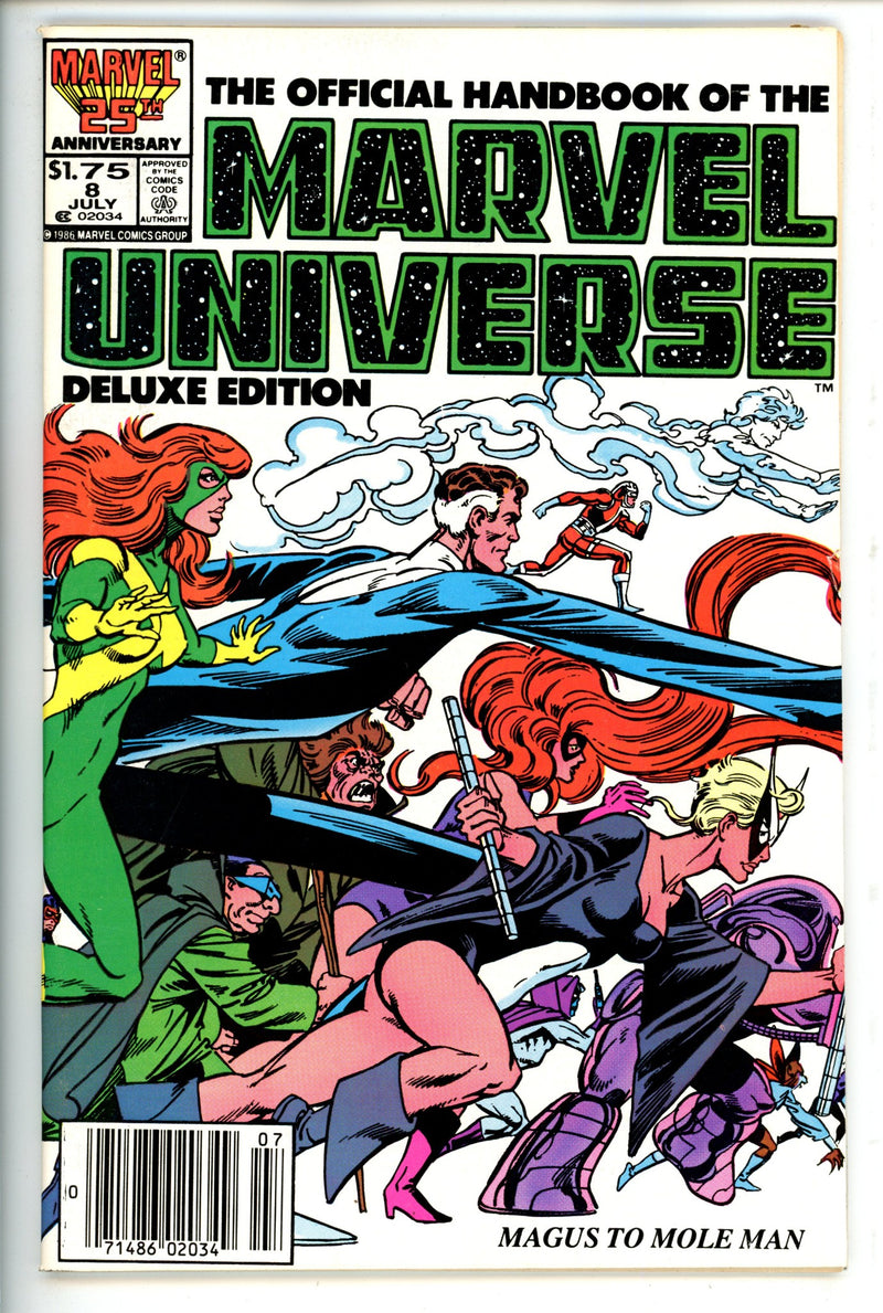 The Official Handbook of the Marvel Universe 8 Double Cover, Canadian VF