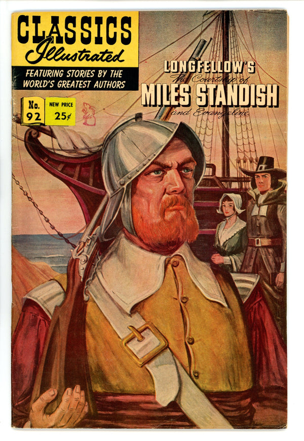 Classic Illustrated Courtship Of Miles Standish 92 HRN 166