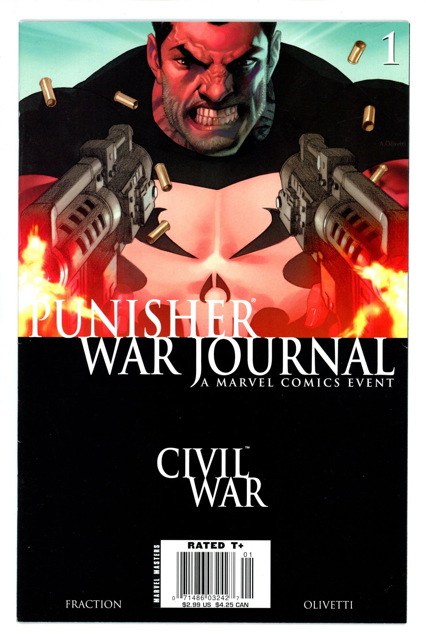 Punisher War Journal Vol 2 1 Newsstand VF+