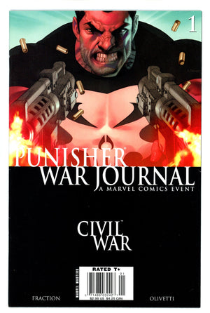 Punisher War Journal Vol 2 1 Newsstand VF+