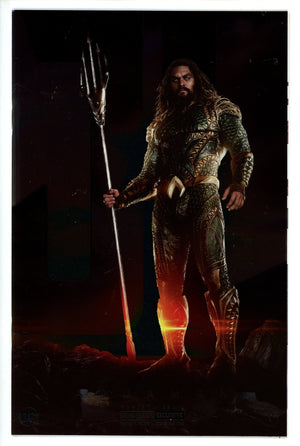 Aquaman Vol 8 28 NYCC Comic Con 2017 Convention Exclusive Silver Foil Variant NM