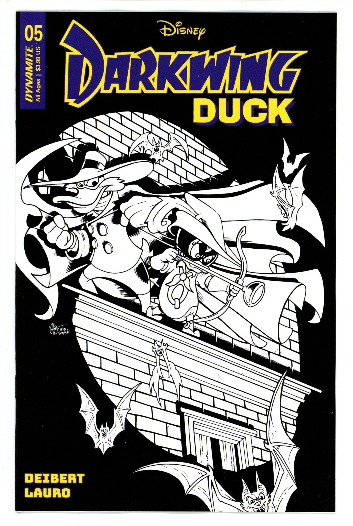 Darkwing Duck 5 Haeser B&W Incentive Variant (2023)