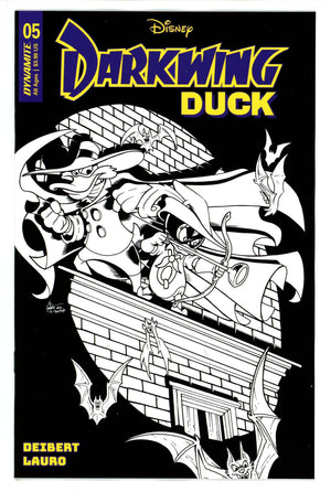 Darkwing Duck Vol 2 5 Haeser B&W Incentive Variant (2023)