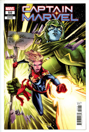 Captain Marvel Vol 11 50 Smith Incentive Variant VF/NM (2023)
