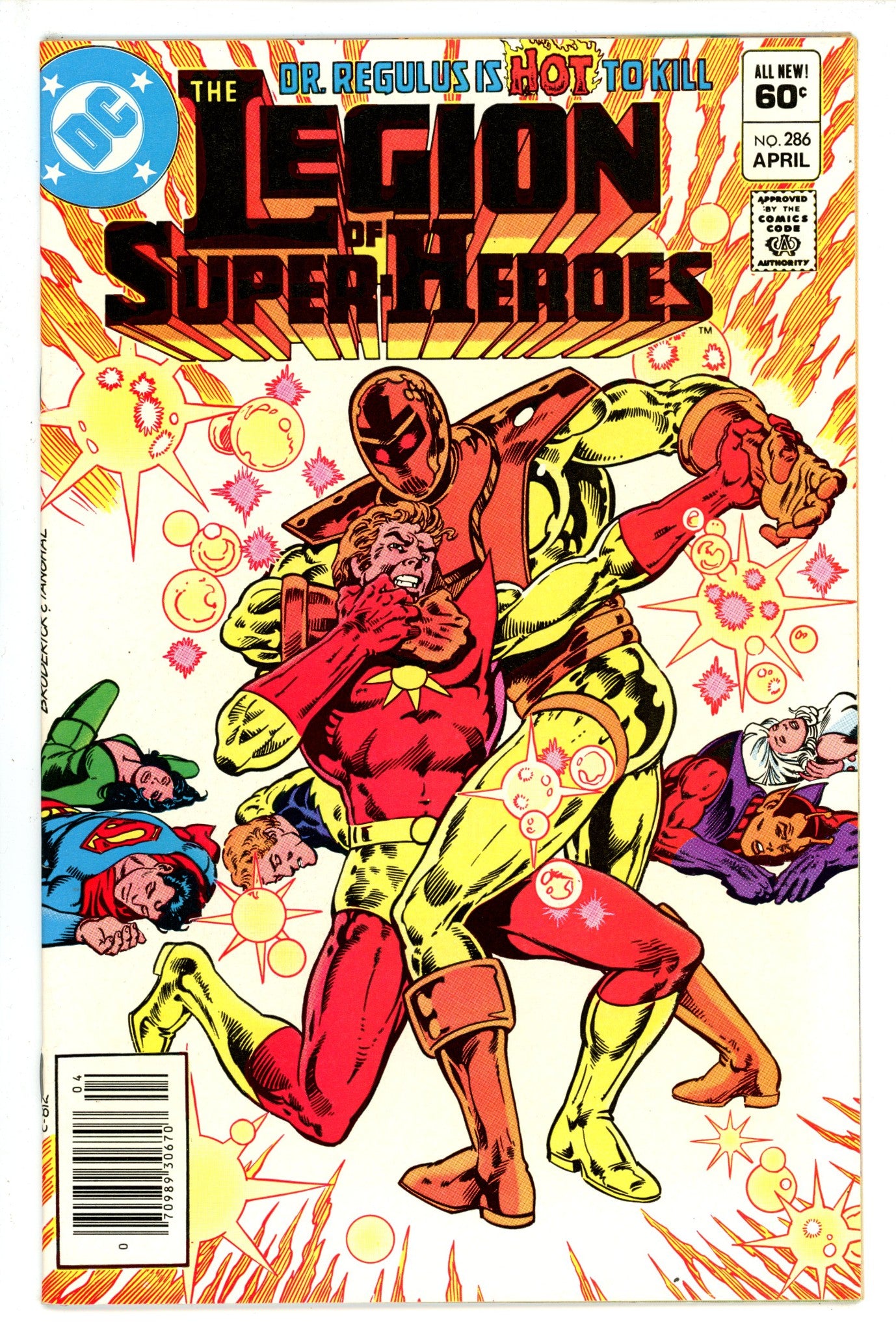 The Legion of Super-Heroes Vol 2 286 Newsstand (1982)