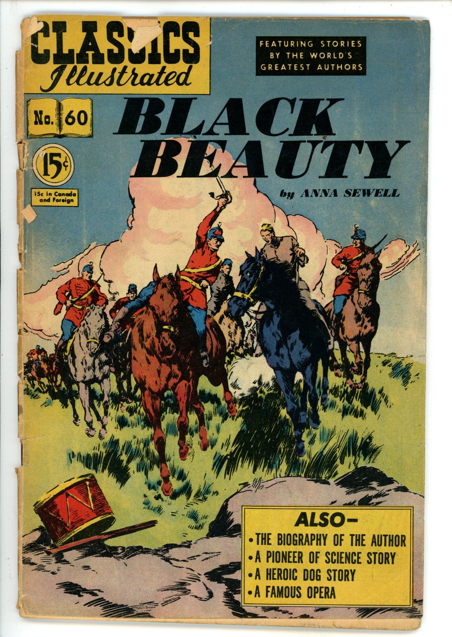 Classics Illustrated Black Beauty 60 HRN 62 Canadian PR