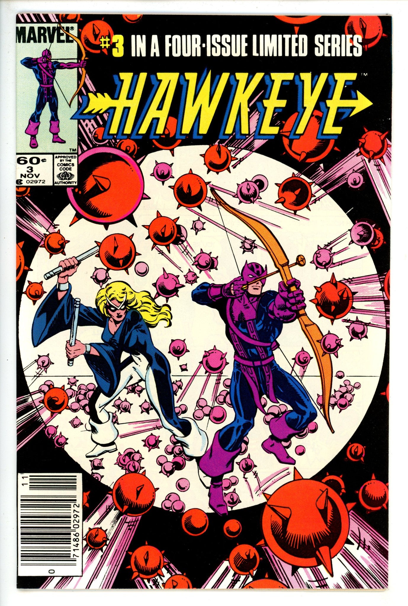 Hawkeye Vol 1 3 Newsstand NM-