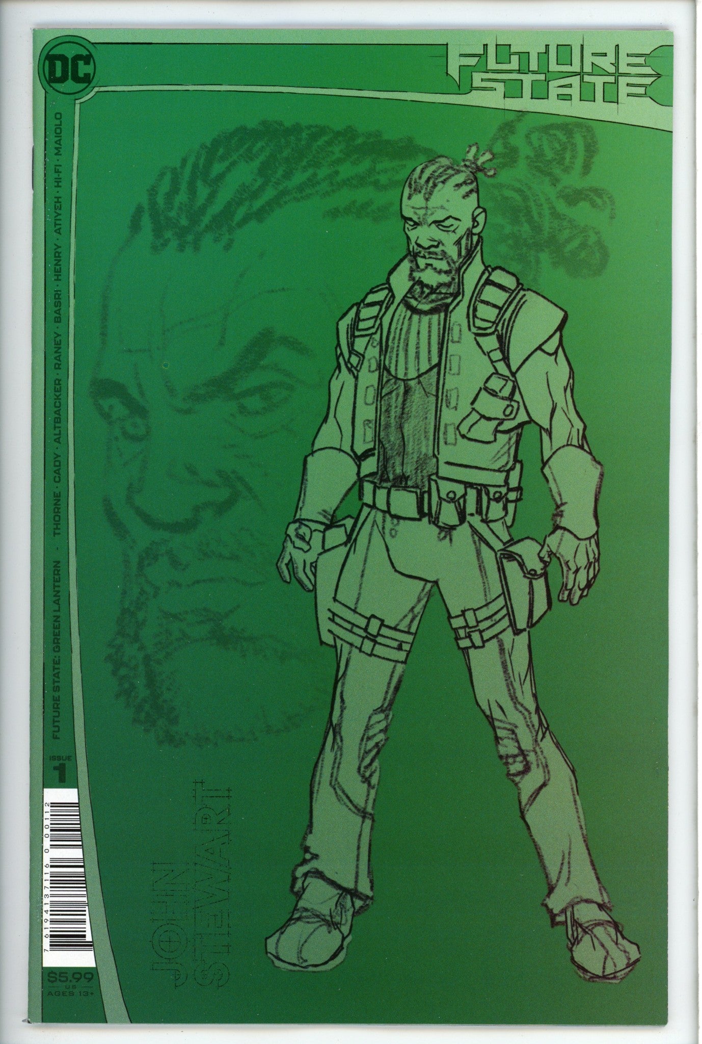 Future State Green Lantern 1 2nd Print-DC-CaptCan Comics Inc