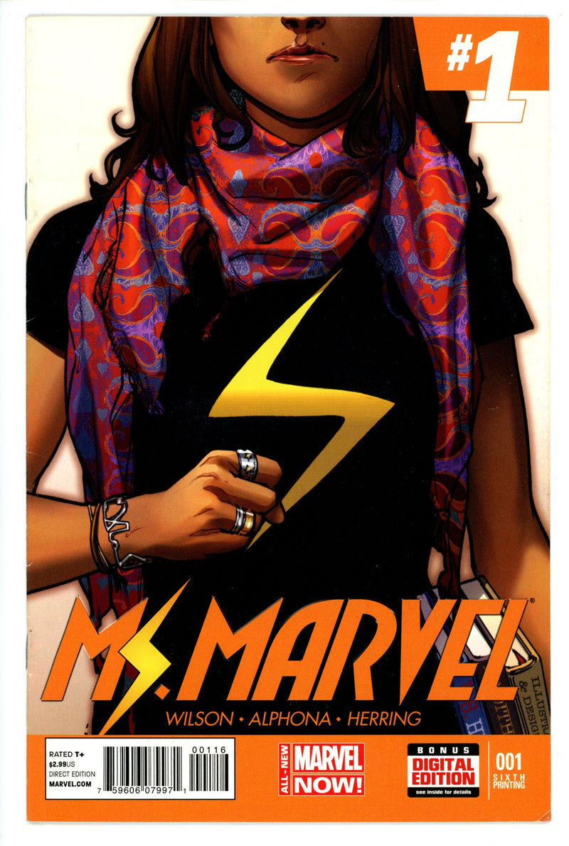 Ms. Marvel Vol 3 1 6th Print VG/FN