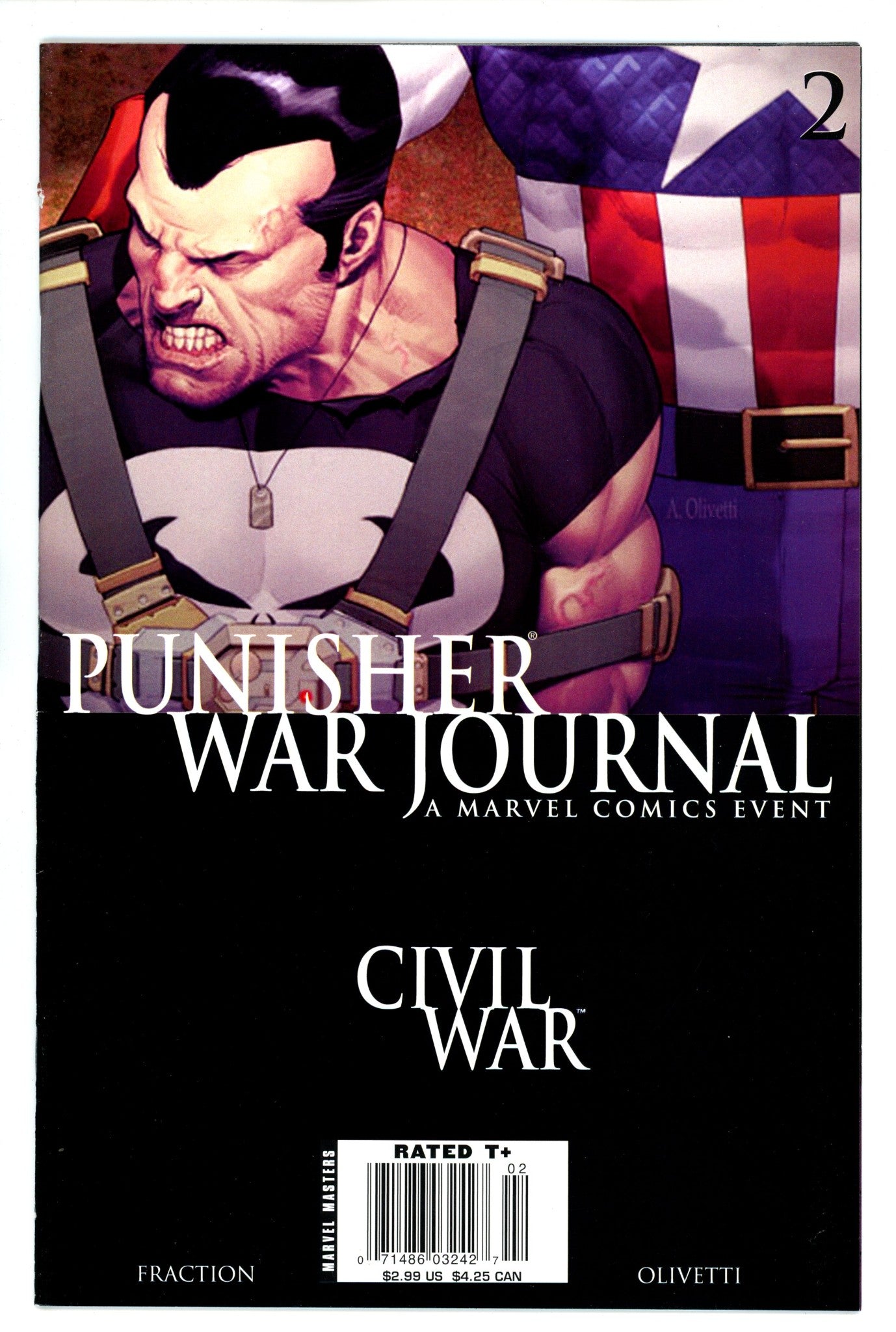 Punisher War Journal Vol 2 2 Newsstand VF-