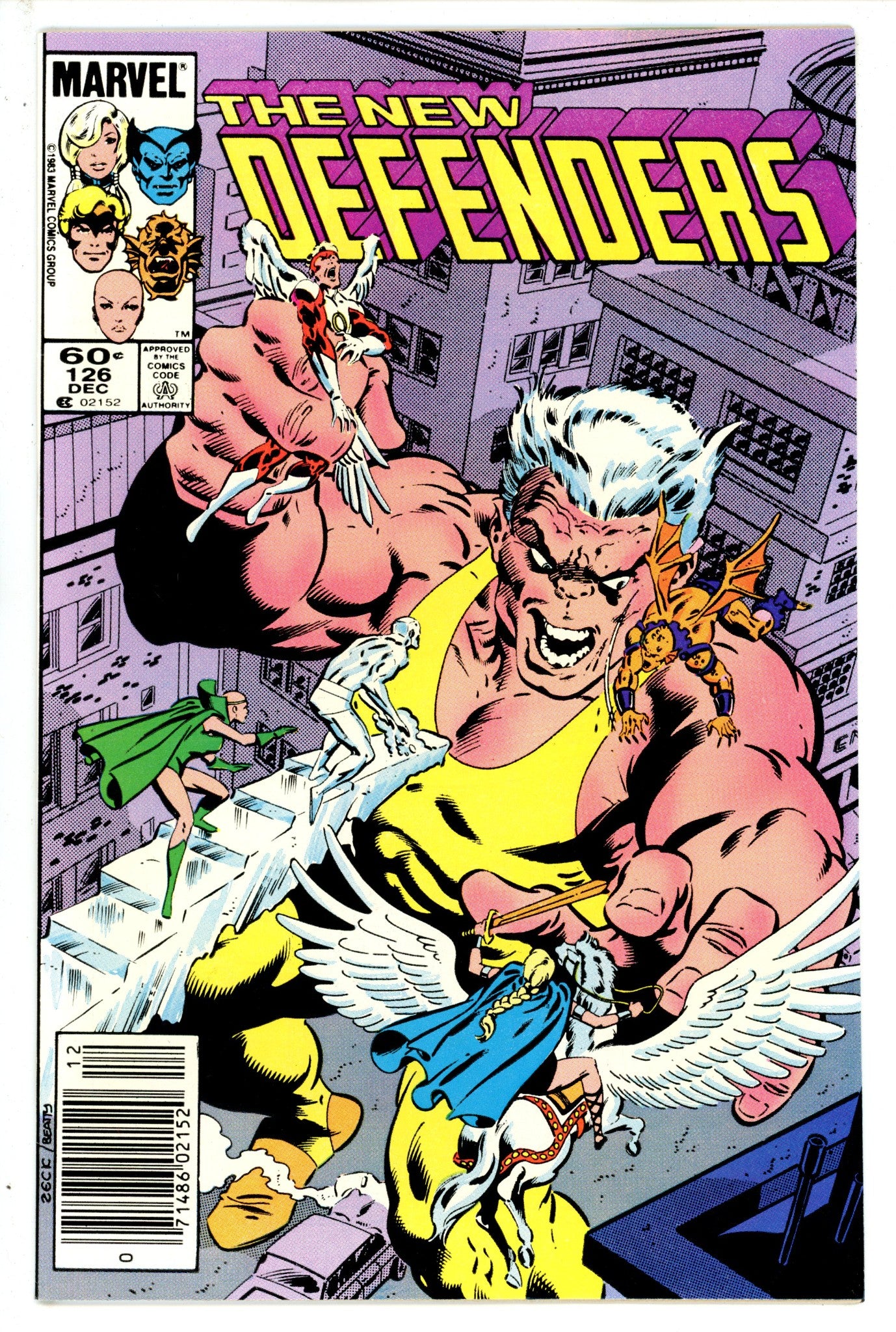 The Defenders Vol 1 126 Newsstand (1983)