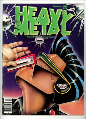 Heavy Metal Vol 1979 September Newsstand F/VF