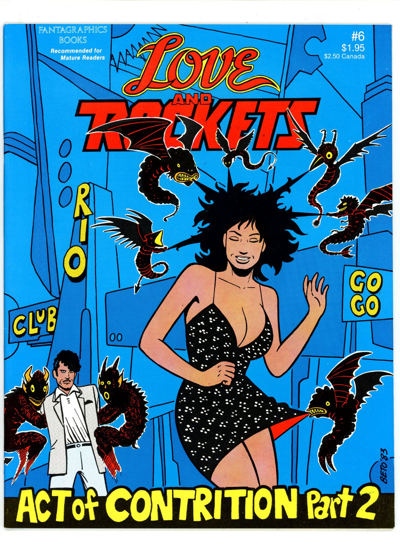 Love and Rockets 6 VF/NM (1984)