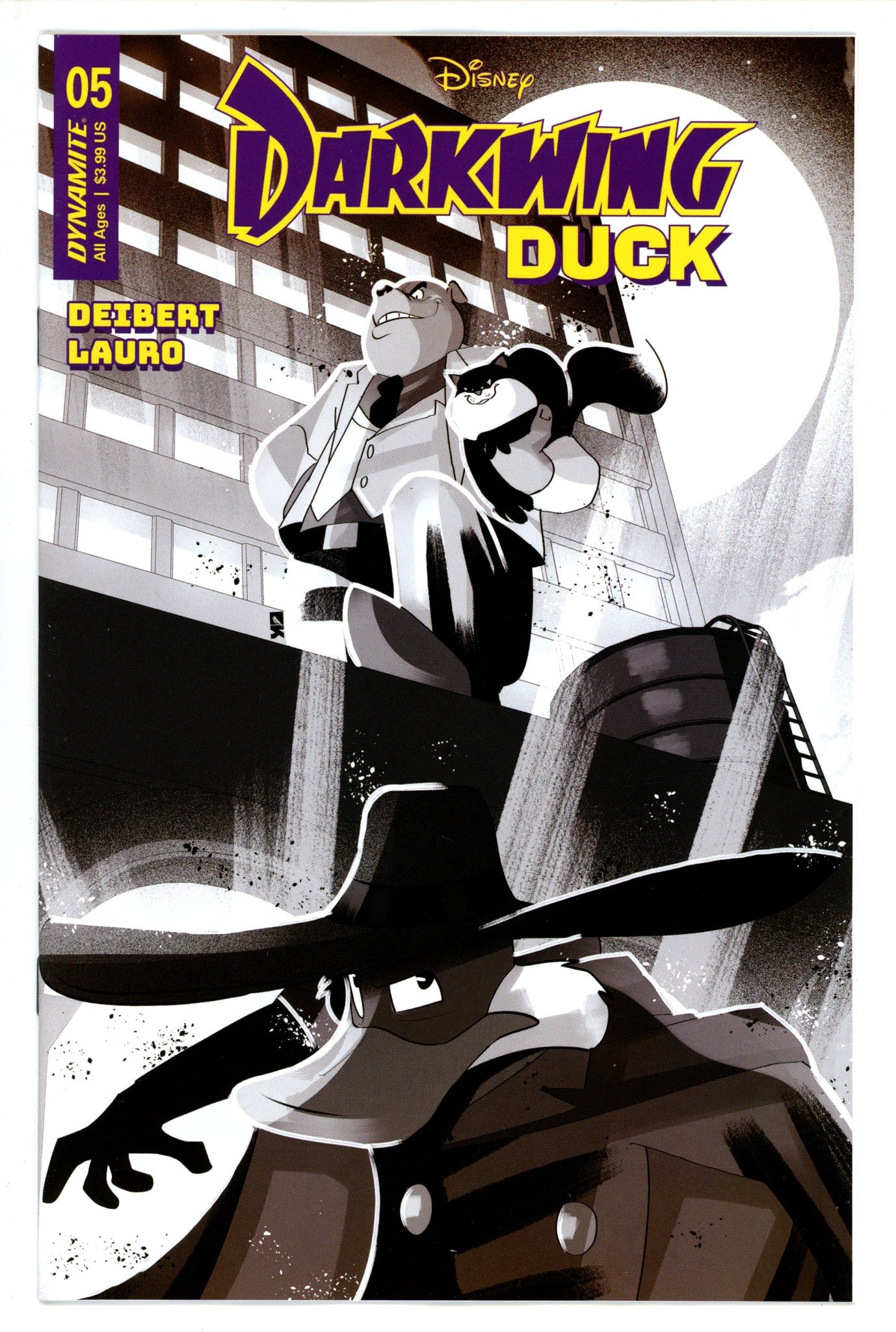 Darkwing Duck 5 Kambadais B&W Incentive Variant (2023)