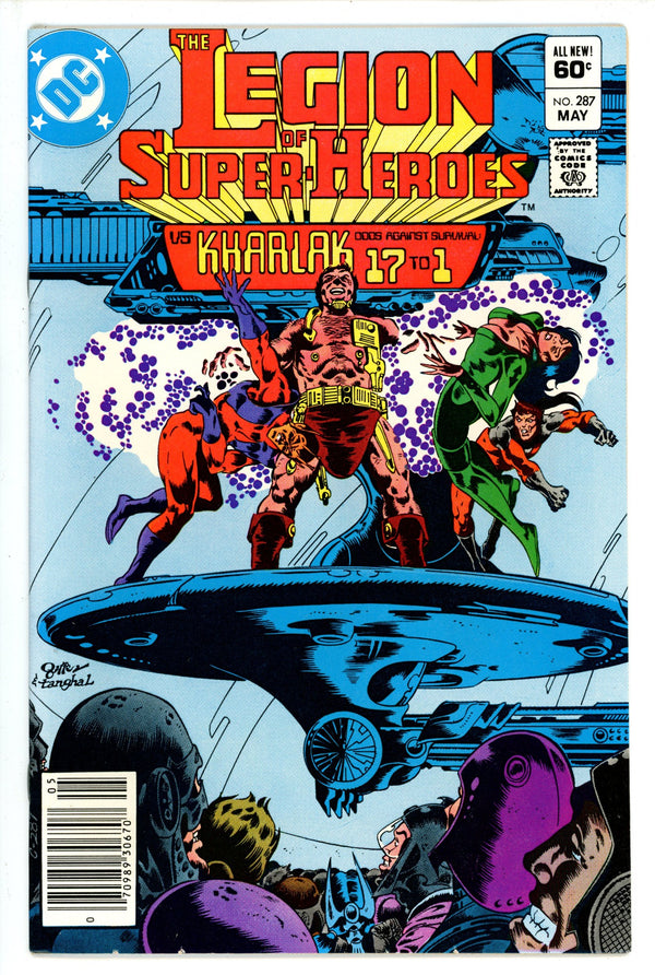 The Legion of Super-Heroes Vol 2 287 Newsstand (1982)