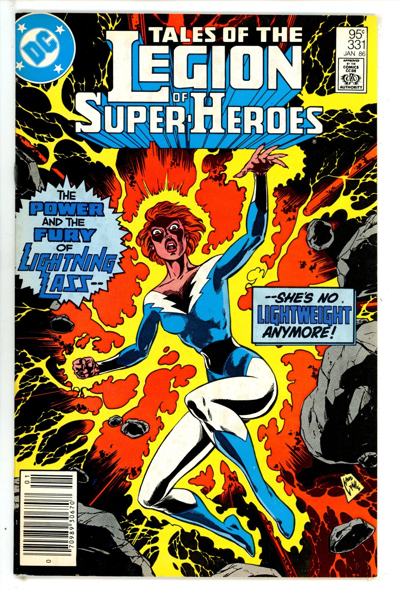 Tales of the Legion of Super-Heroes 331 Canadian Price Variant FN/VF (1986)