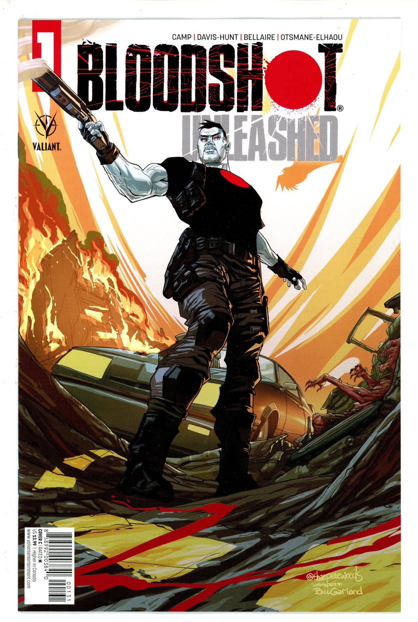 Bloodshot Unleashed 1 Woods Variant (2022)