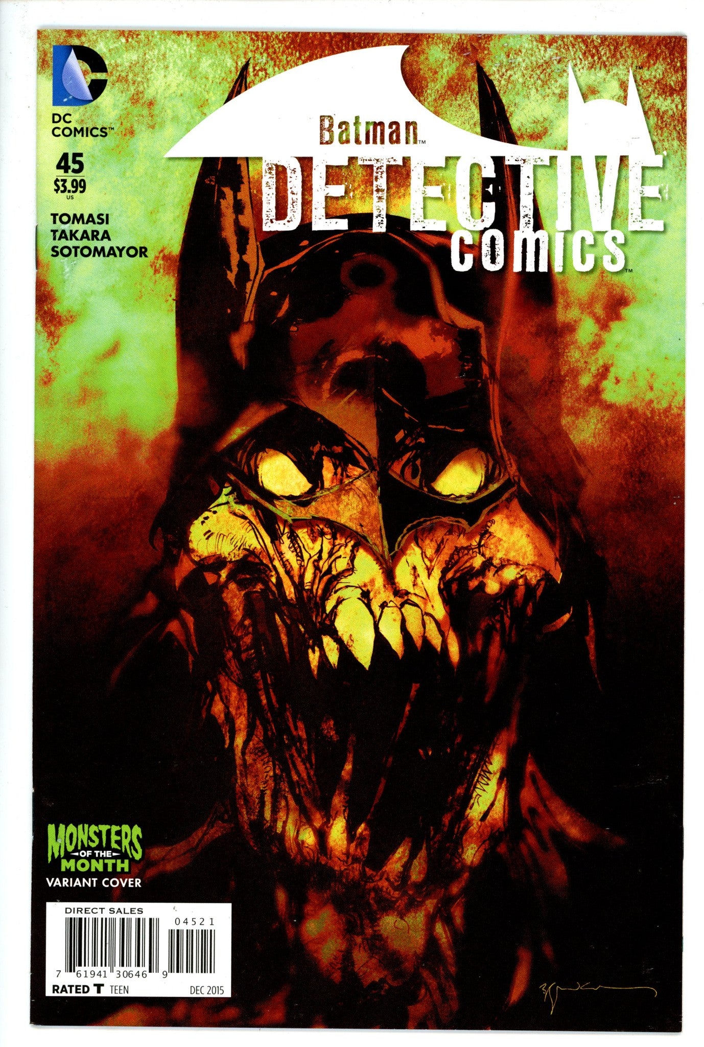 Detective Comics Vol 2 45 Sienkiewicz Variant