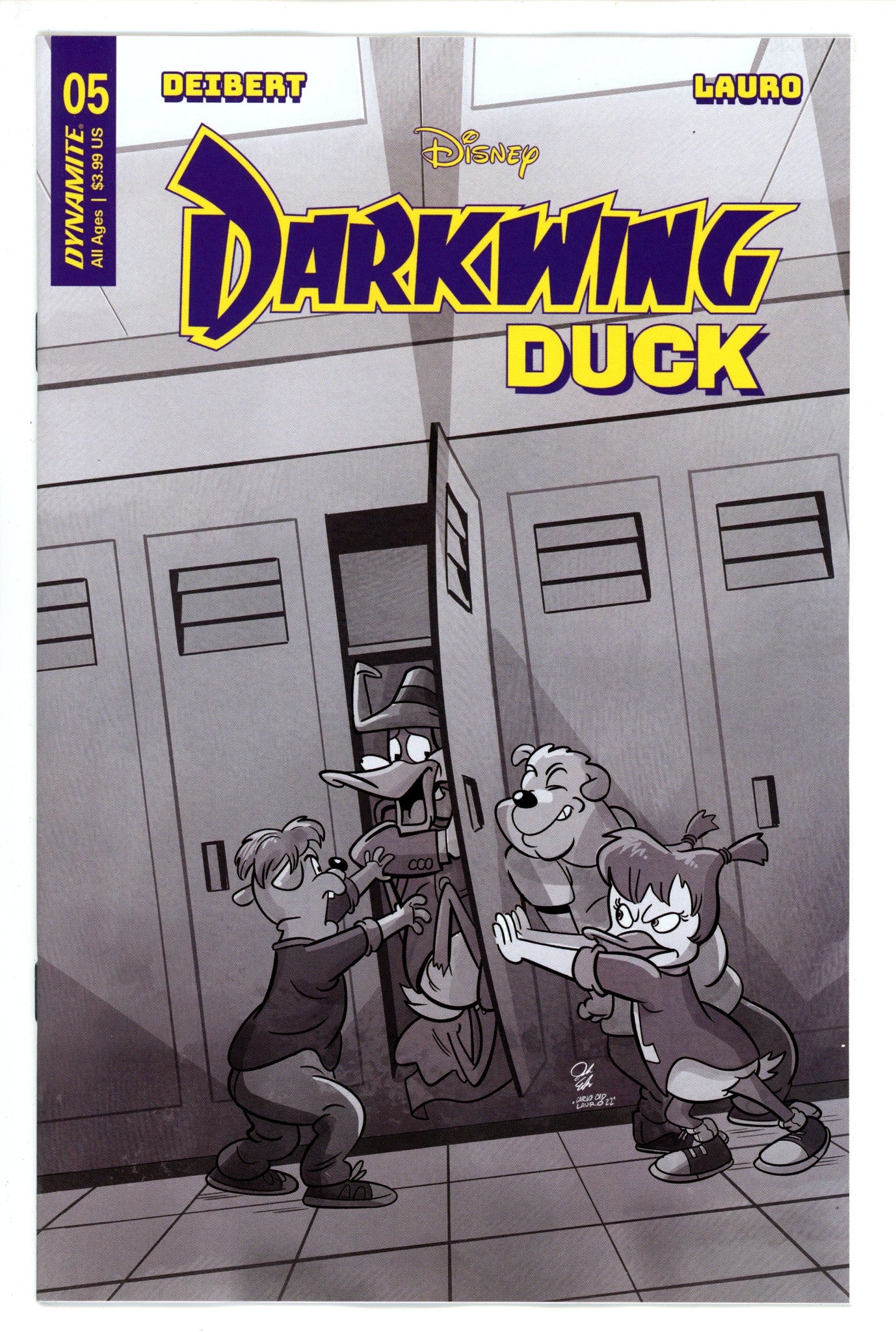 Darkwing Duck 5 Edgar B&W Incentive Variant (2023)