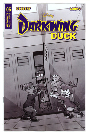 Darkwing Duck Vol 2 5 Edgar B&W Incentive Variant (2023)