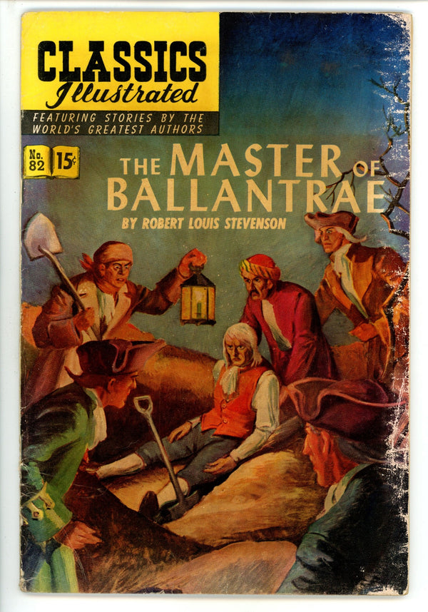 Classics Illustrated: The Master of Ballantrae 82 Hrn 82 VG- (1951)