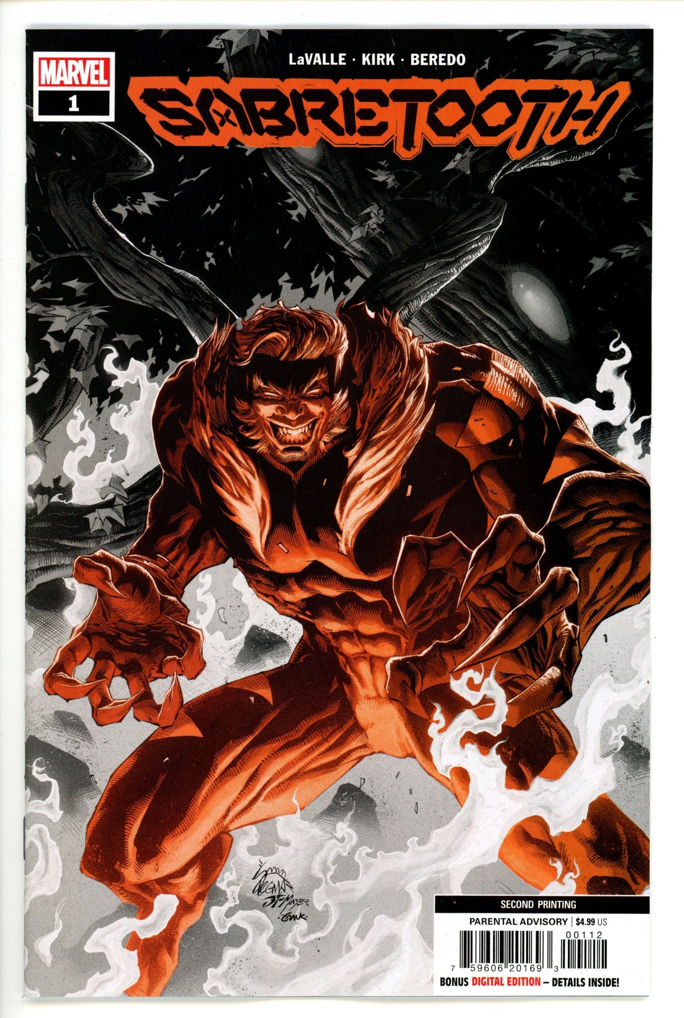 Sabretooth Vol 3 1 2nd Print (2022)